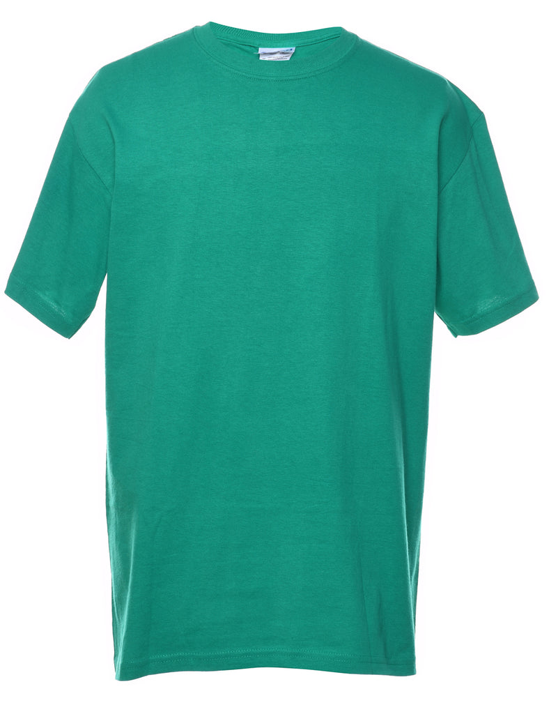 Green Plain T-shirt - M