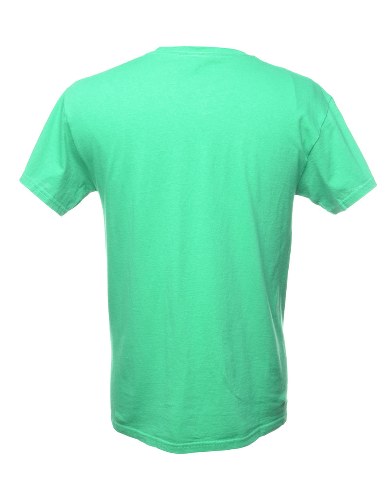 Green Plain T-shirt - M