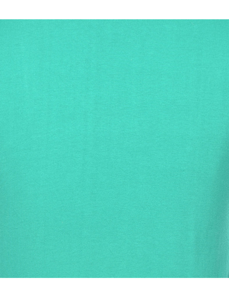Green Plain T-shirt - S