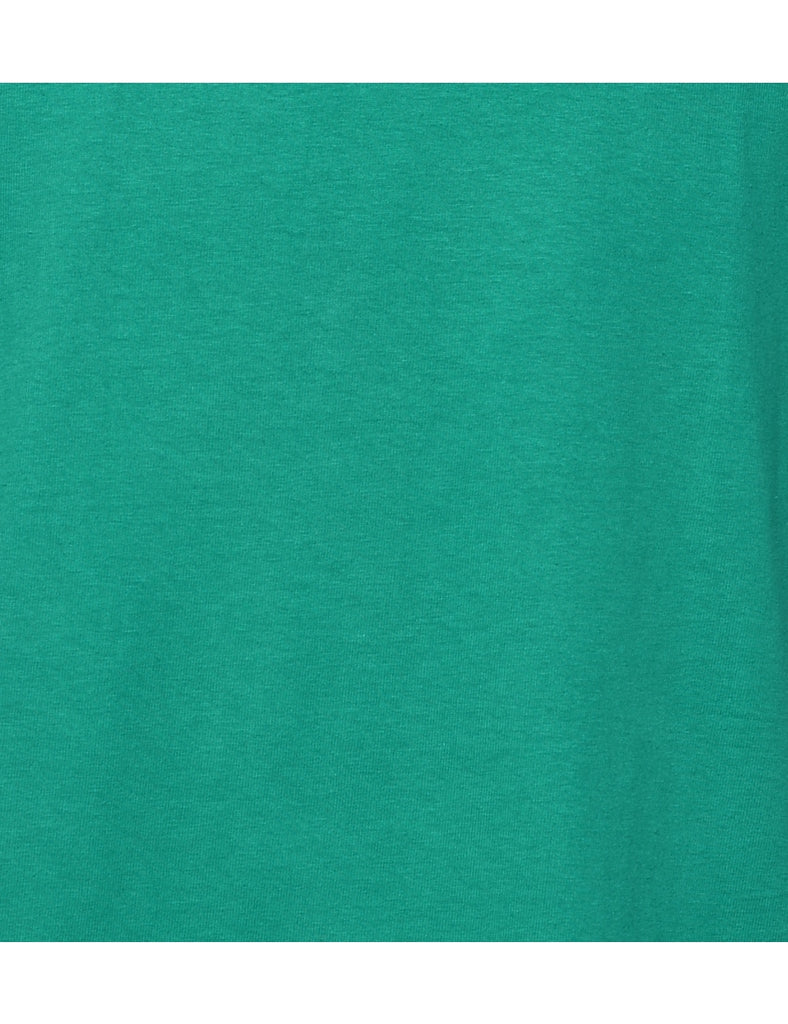Green Plain T-shirt - M