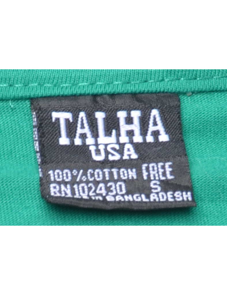 Green Plain T-shirt - S