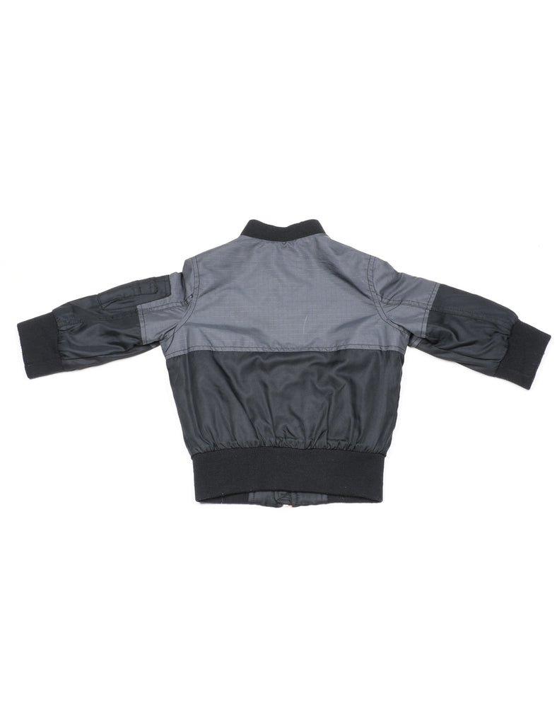 Grey & Black Members Only Little Bomber Jacket - 2 YEARS