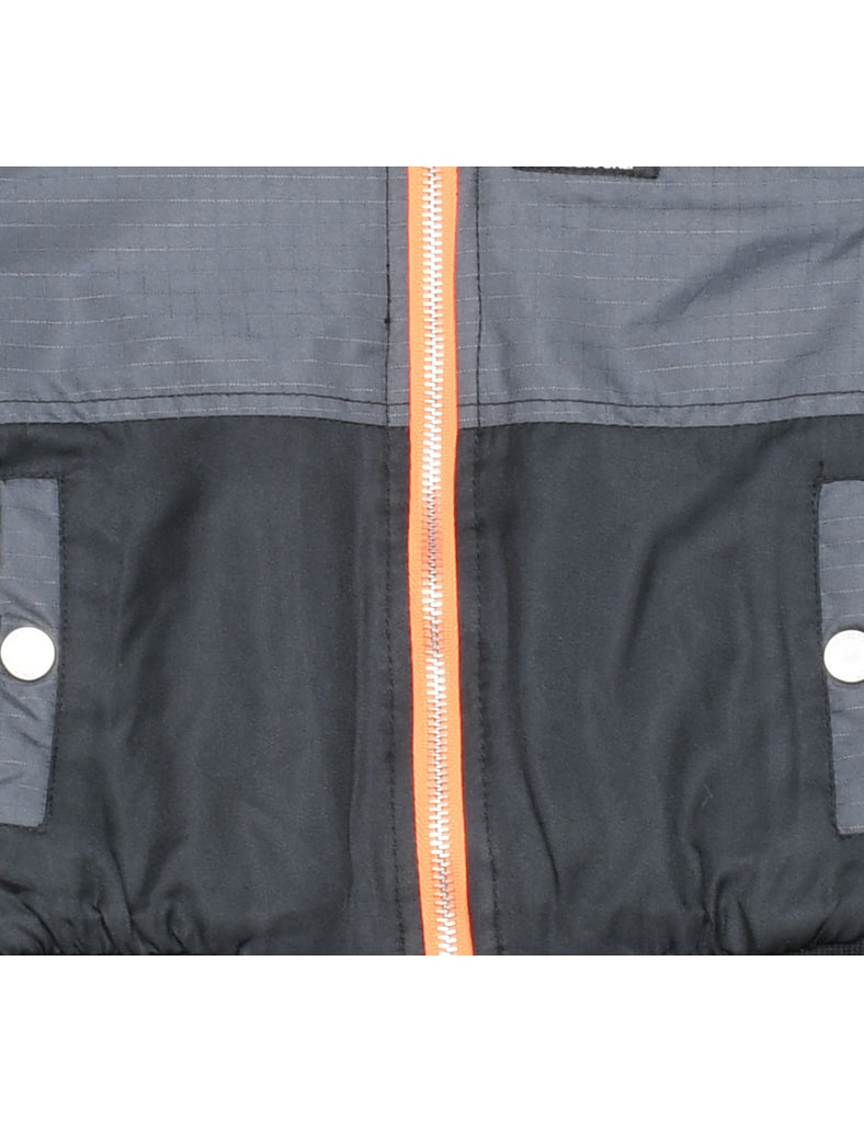 Grey & Black Members Only Little Bomber Jacket - 2 YEARS