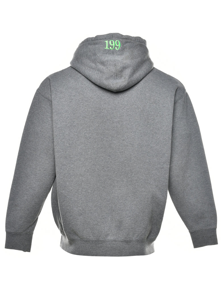 Grey Bowers Printed Hoodie - S