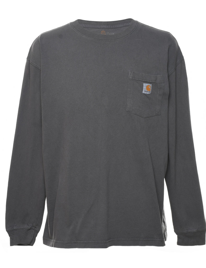 Grey Carhartt Plain T-shirt - XL