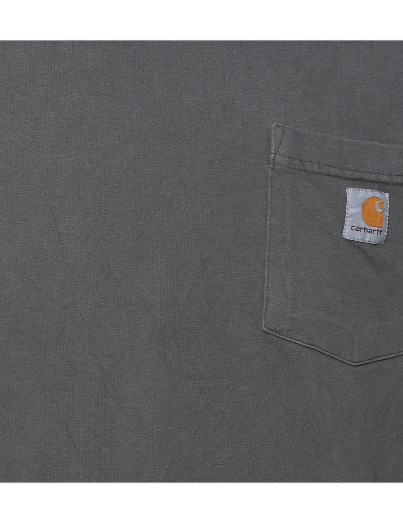 Grey Carhartt Plain T-shirt - XL