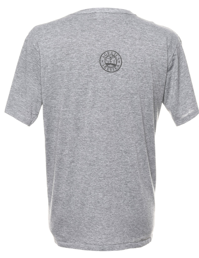 Grey College Shawinigan Printed Grey T-shirt - XL