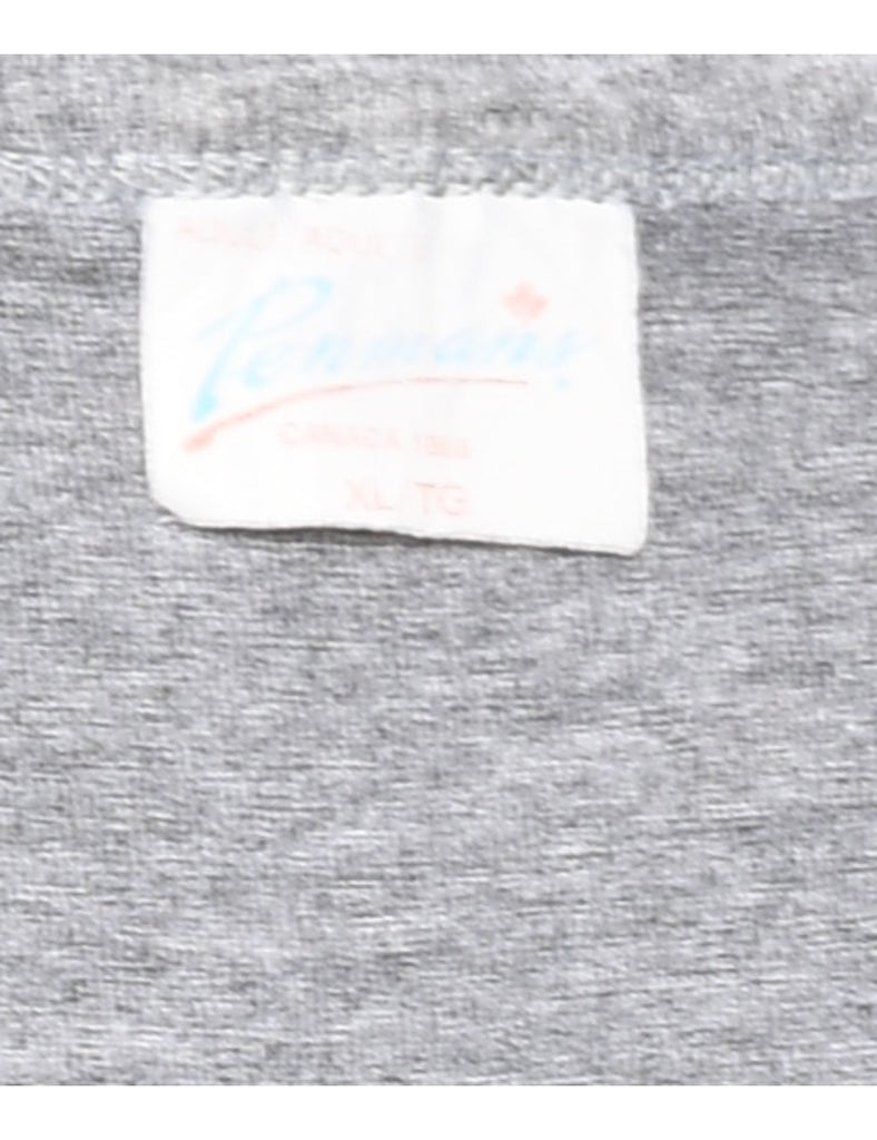 Grey College Shawinigan Printed Grey T-shirt - XL