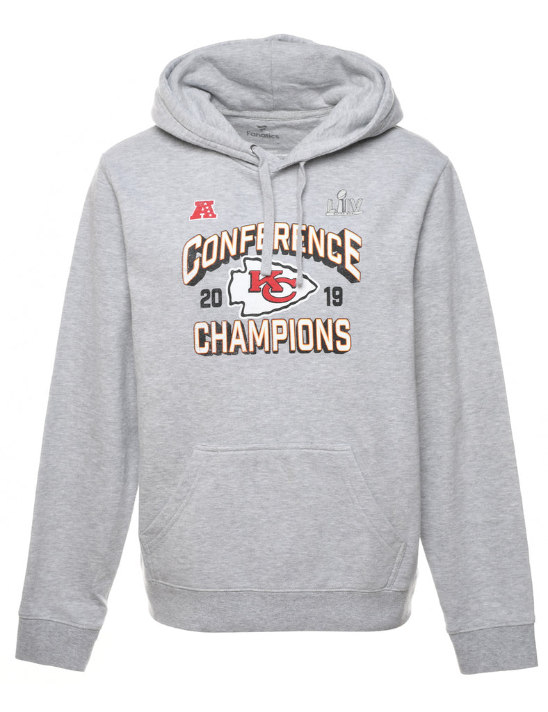 Grey Conference Champions Sports Sweatshirt - M