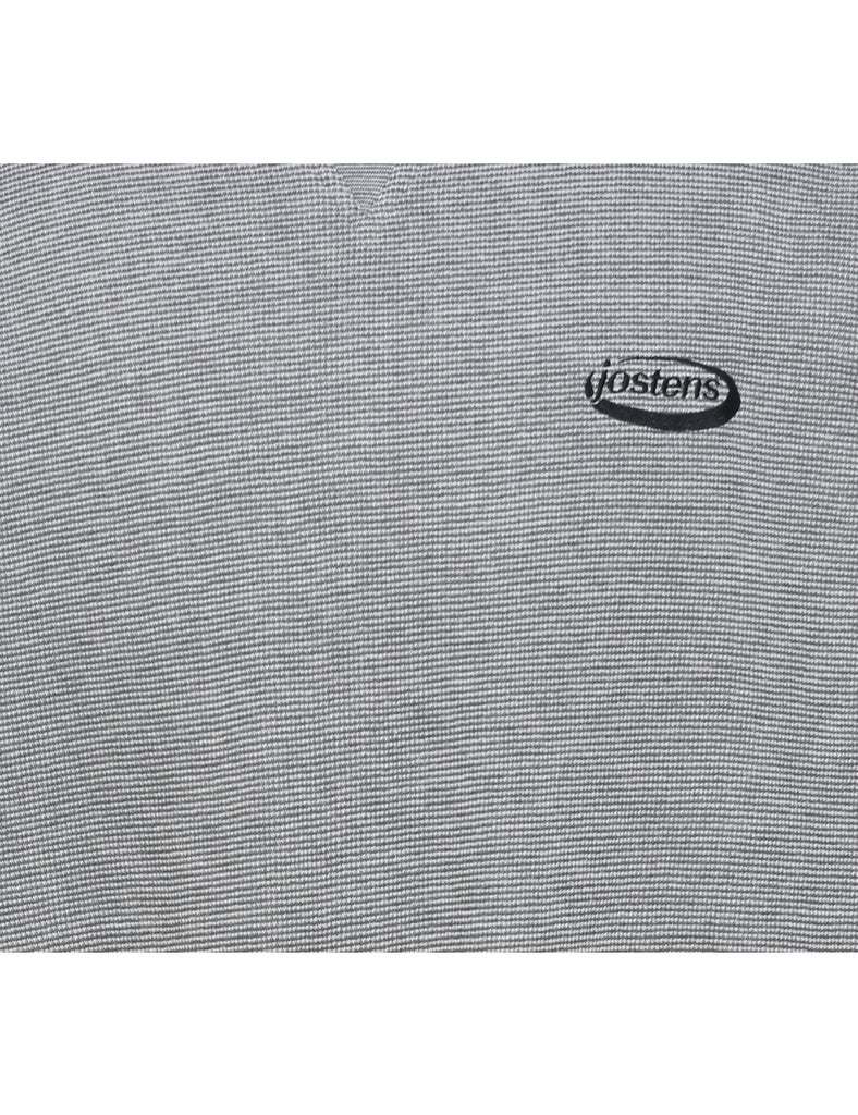 Grey Embroidered Sweatshirt - XL