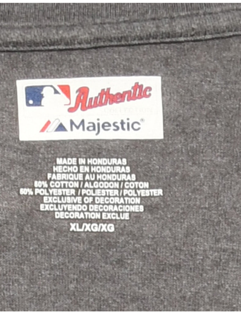 Grey Majestic Sports T-shirt - XL