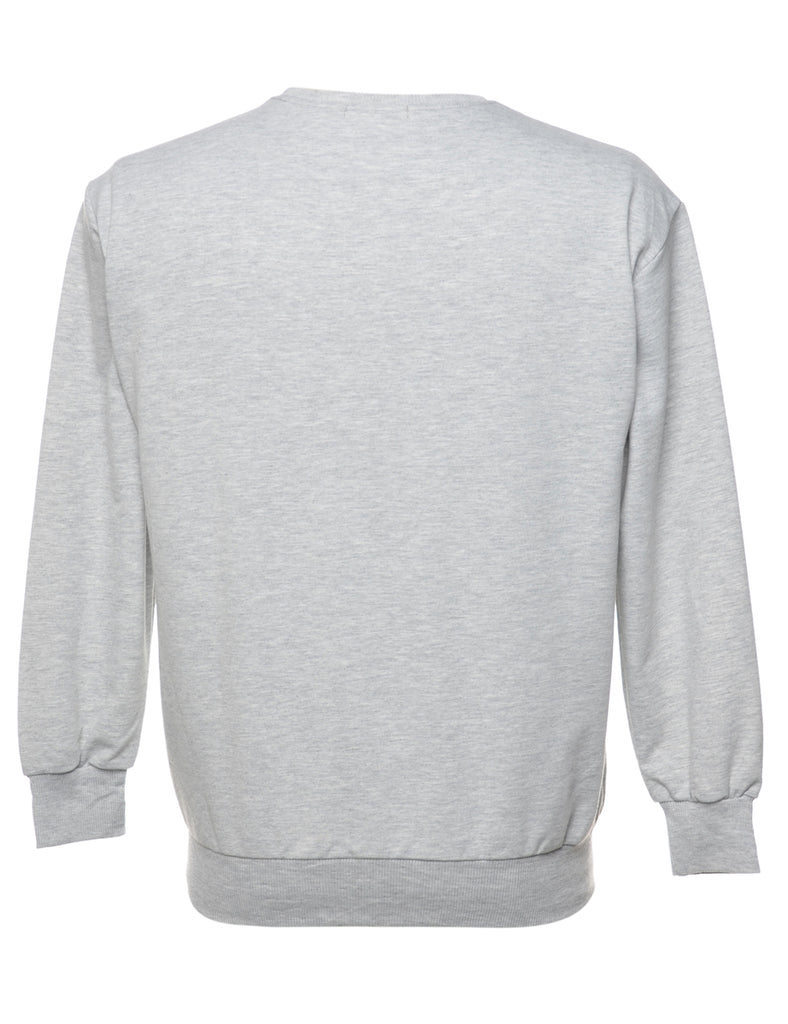 Grey Outerbanks Printed Sweatshirt - S