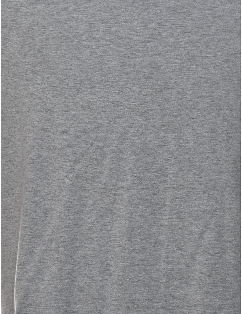 Grey Plain Classic T-shirt - M