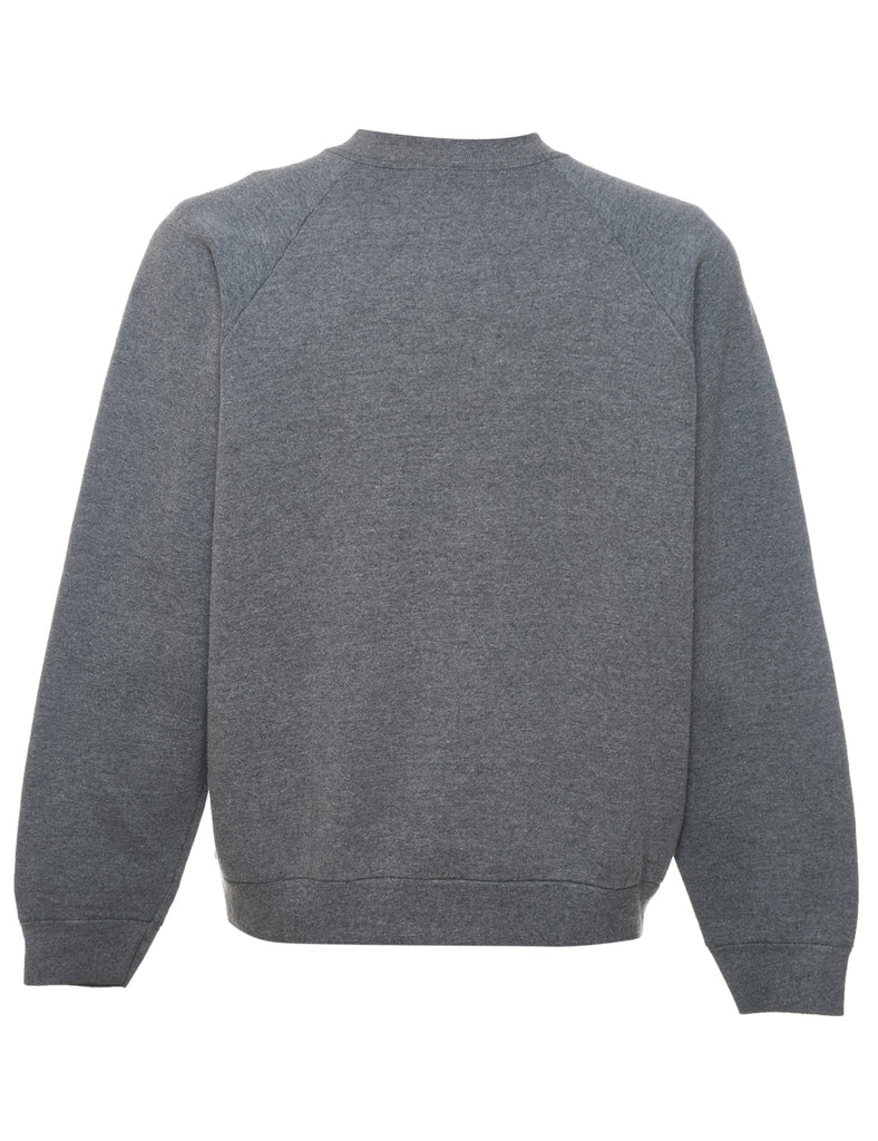 Grey Plain Sweatshirt - L