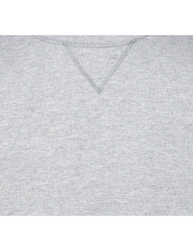 Grey Plain Sweatshirt - S