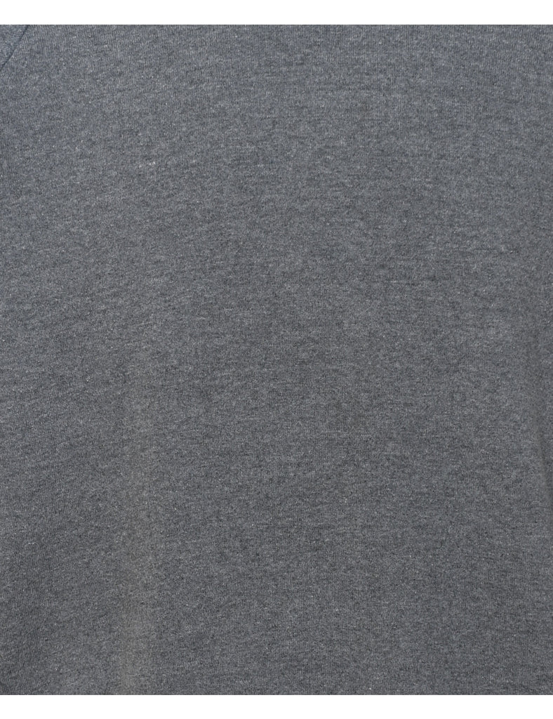 Grey Plain Sweatshirt - L