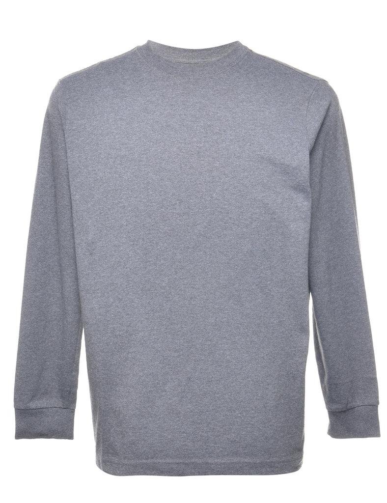 Grey Plain T-shirt - S