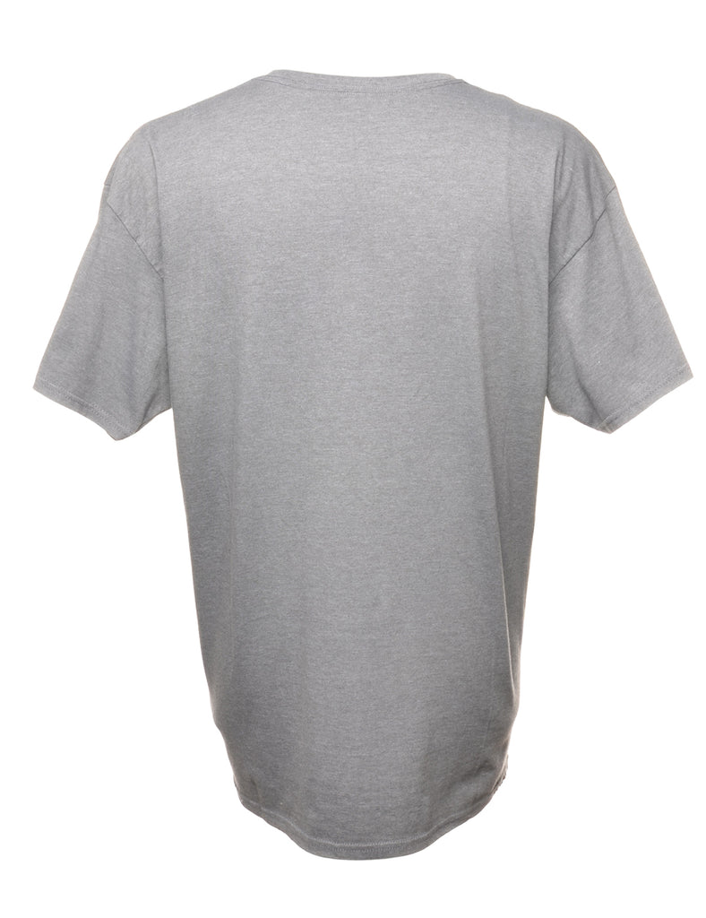 Grey Plain T-shirt - XL