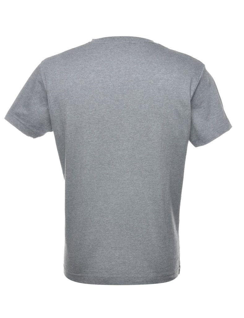 Grey Plain T-shirt - M
