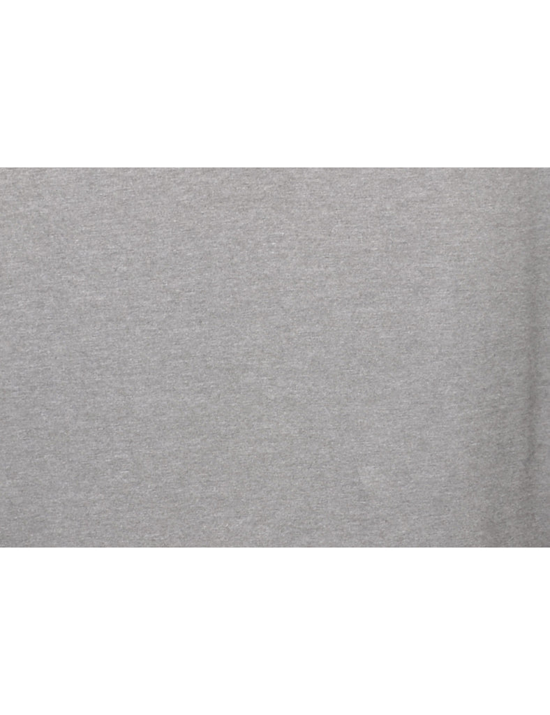 Grey Plain T-shirt - XL