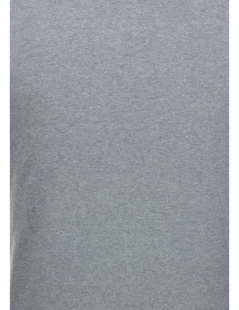 Grey Plain T-shirt - M