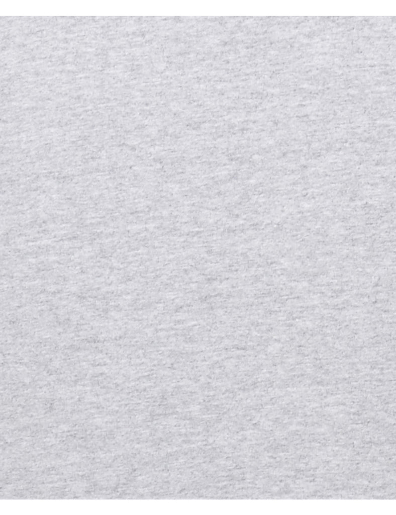 Grey Plain T-shirt - L