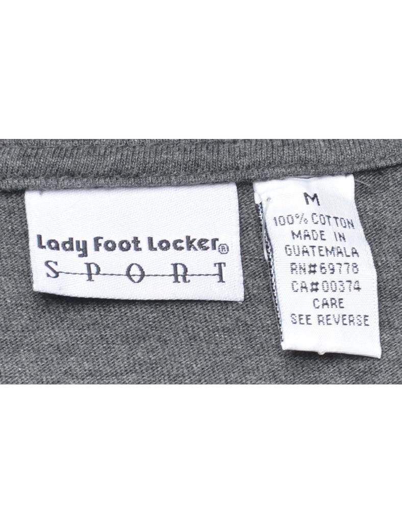 Grey Plain T-shirt - M