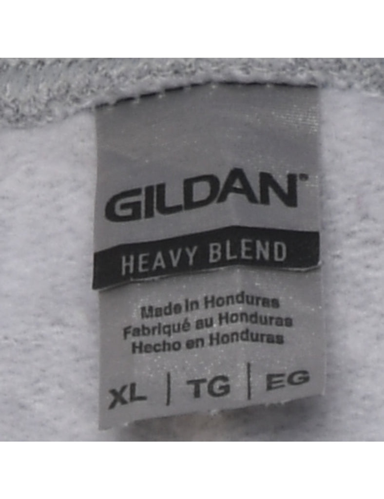 Grey Printed Sweatshirt - XL