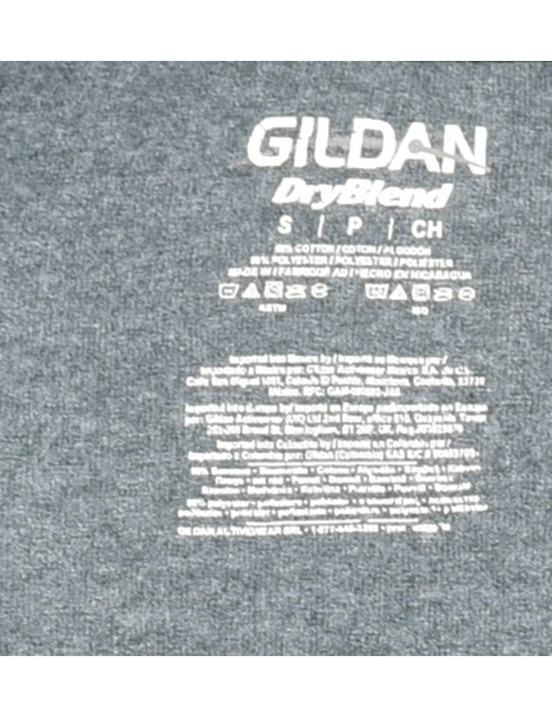 Grey Printed T-shirt - S