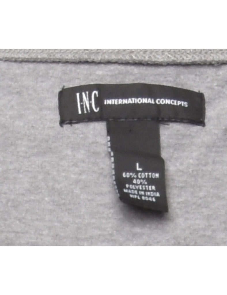 Grey Printed T-shirt - L