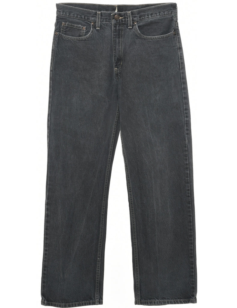 Grey Straight Fit Jeans - W33 L32