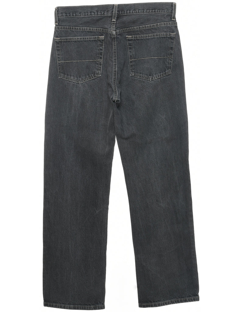 Grey Straight Fit Jeans - W33 L32