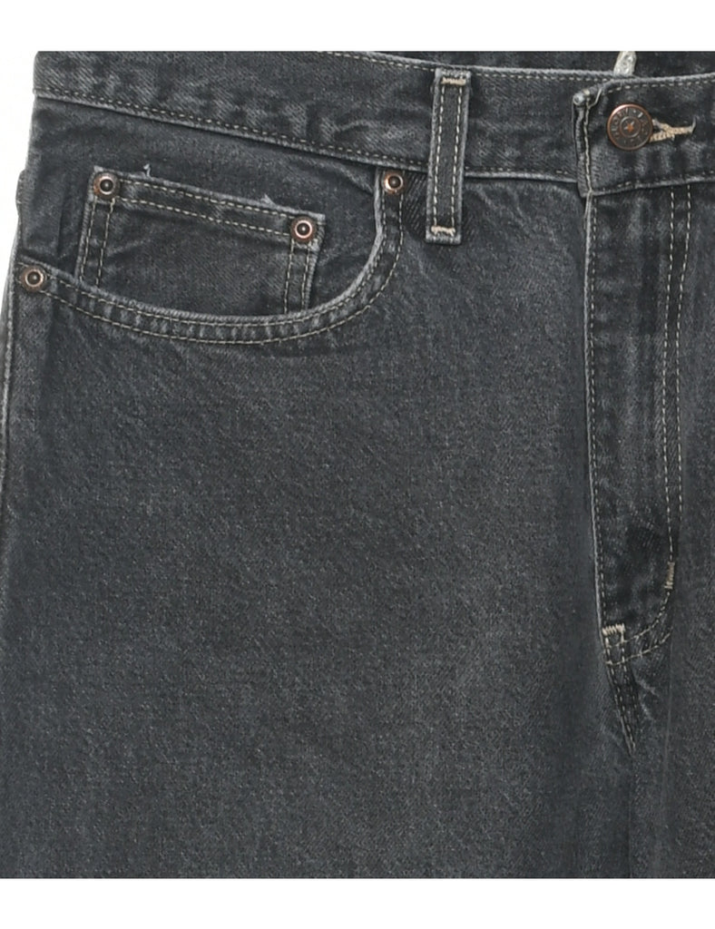 Grey Straight Fit Jeans - W33 L32