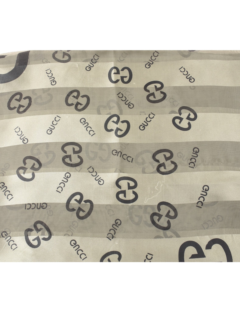 Gucci Olive Green Head Scarf - L
