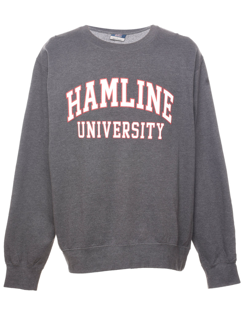 Hamline University Printed Sweatshirt - L