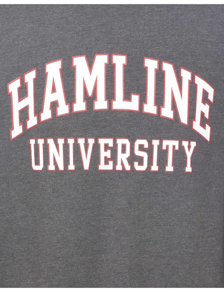Hamline University Printed Sweatshirt - L