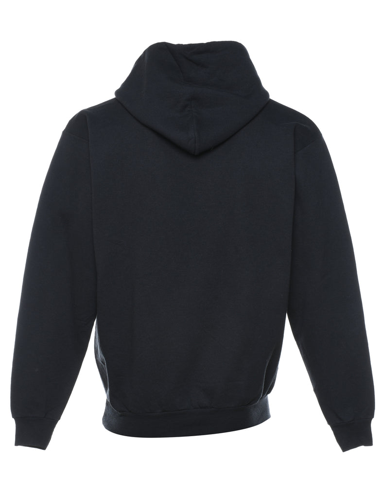 Hanes Black & Yellow Printed Hoodie - M
