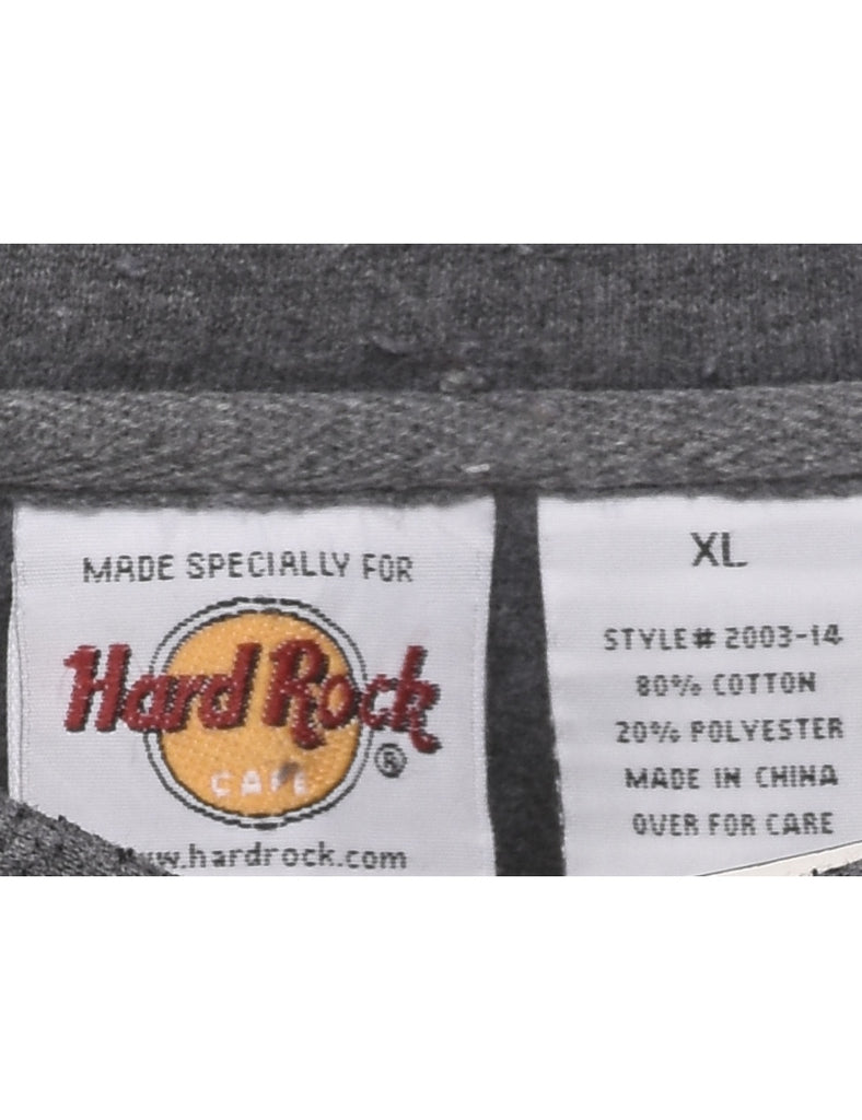 Hard Rock Embroidered Sweatshirt - XL