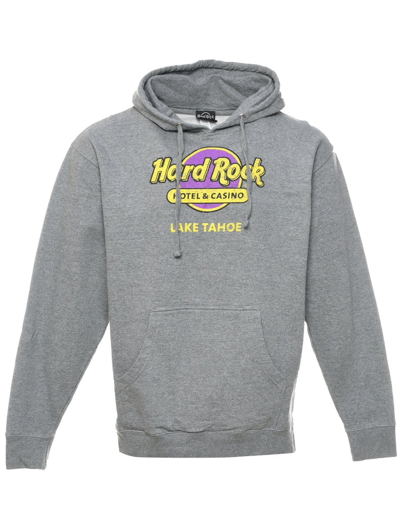 Hard Rock Printed Hoodie - L