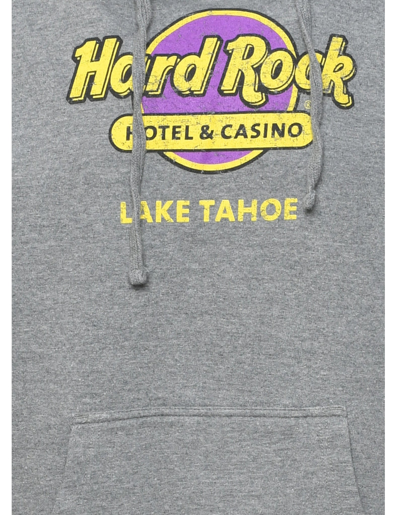 Hard Rock Printed Hoodie - L