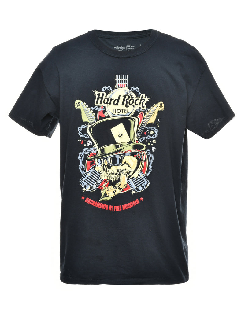 Hard Rock Printed T-shirt - L