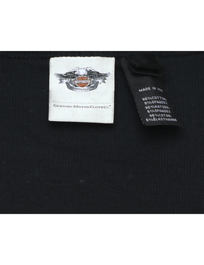 Harley Davidson Embellished Y2K Vest - M