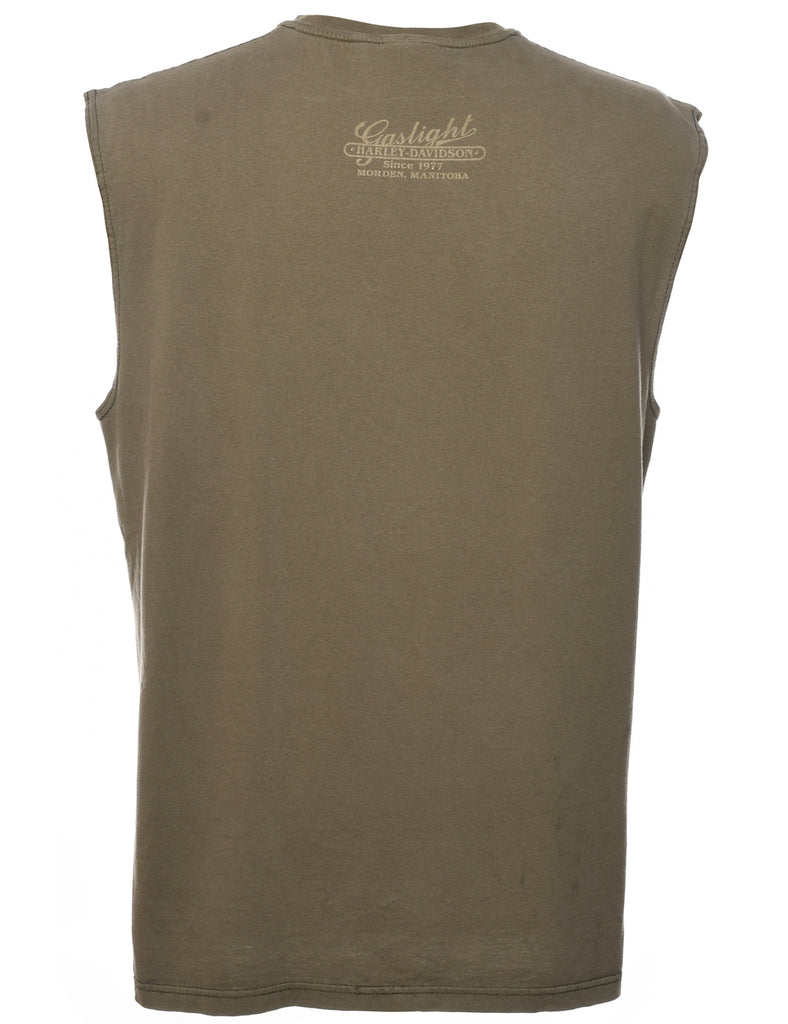 Harley Davidson Green Vest - XL