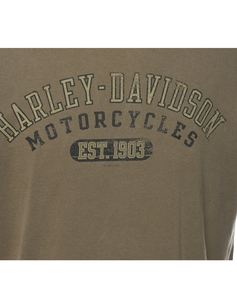 Harley Davidson Green Vest - XL