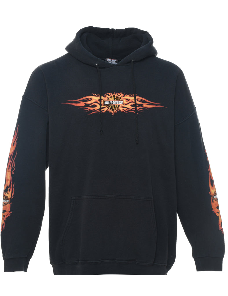Harley Davidson Printed Hoodie - XL