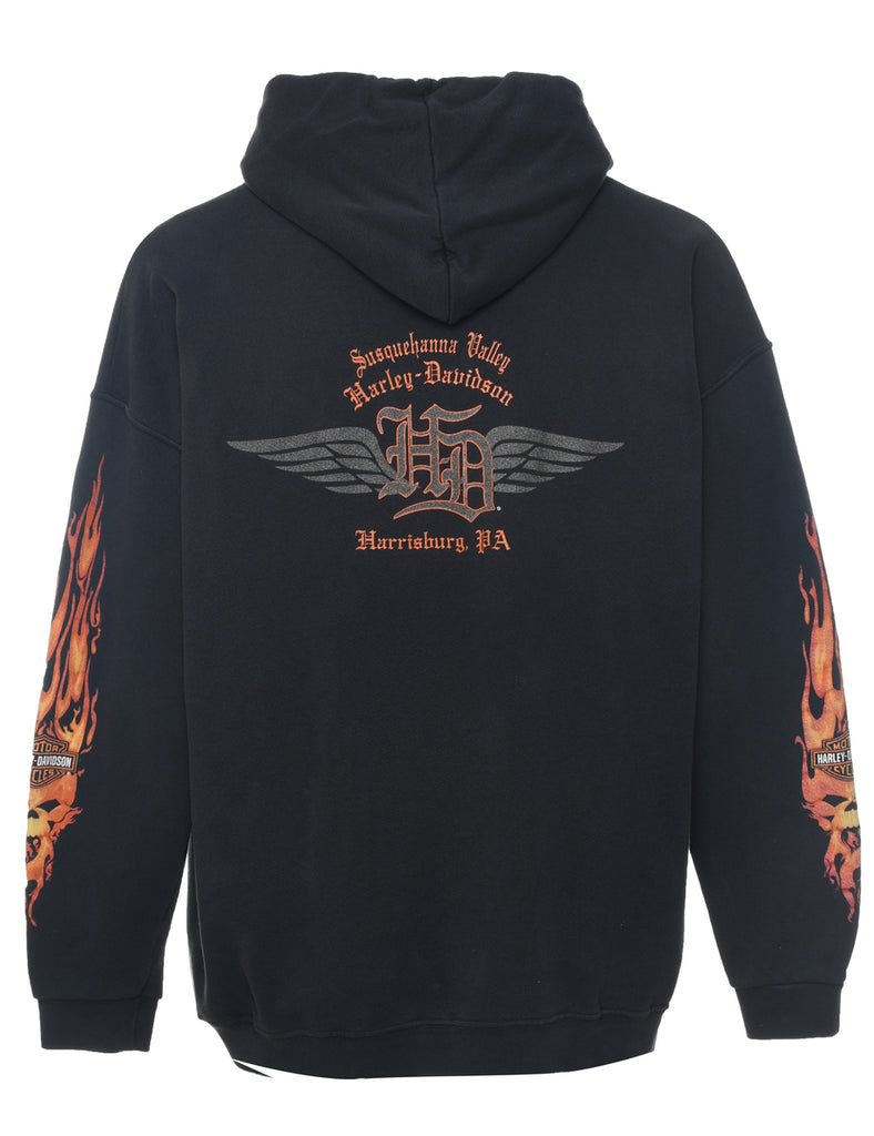 Harley Davidson Printed Hoodie - XL