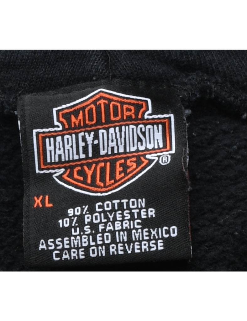 Harley Davidson Printed Hoodie - XL