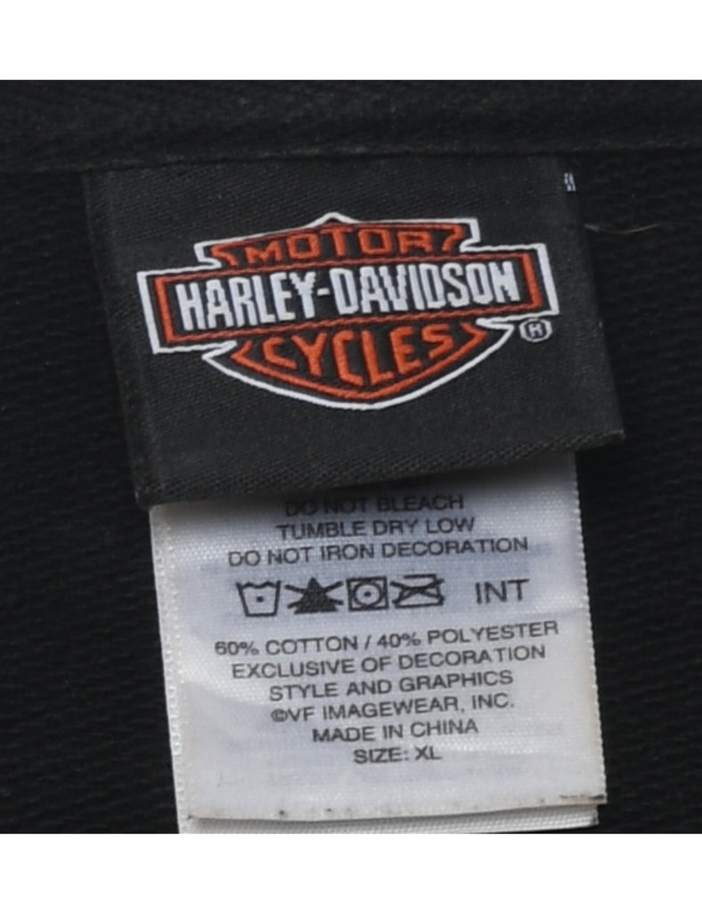 Harley Davidson Printed Sweatshirt - XL