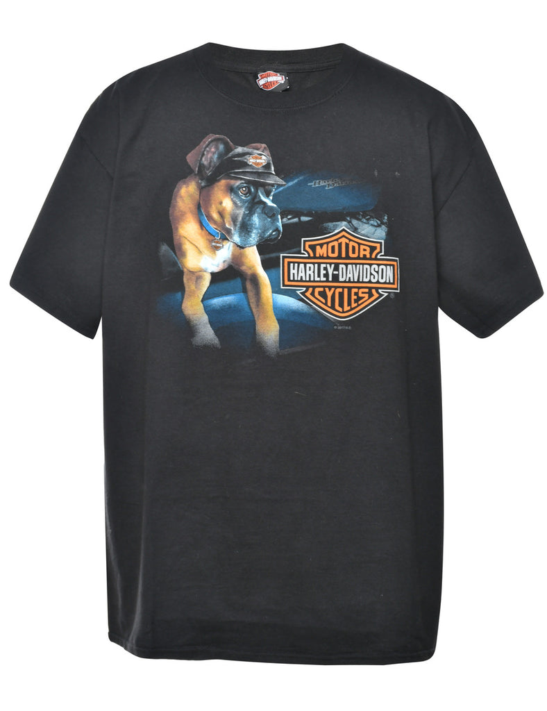 Harley Davidson Printed T-shirt - L
