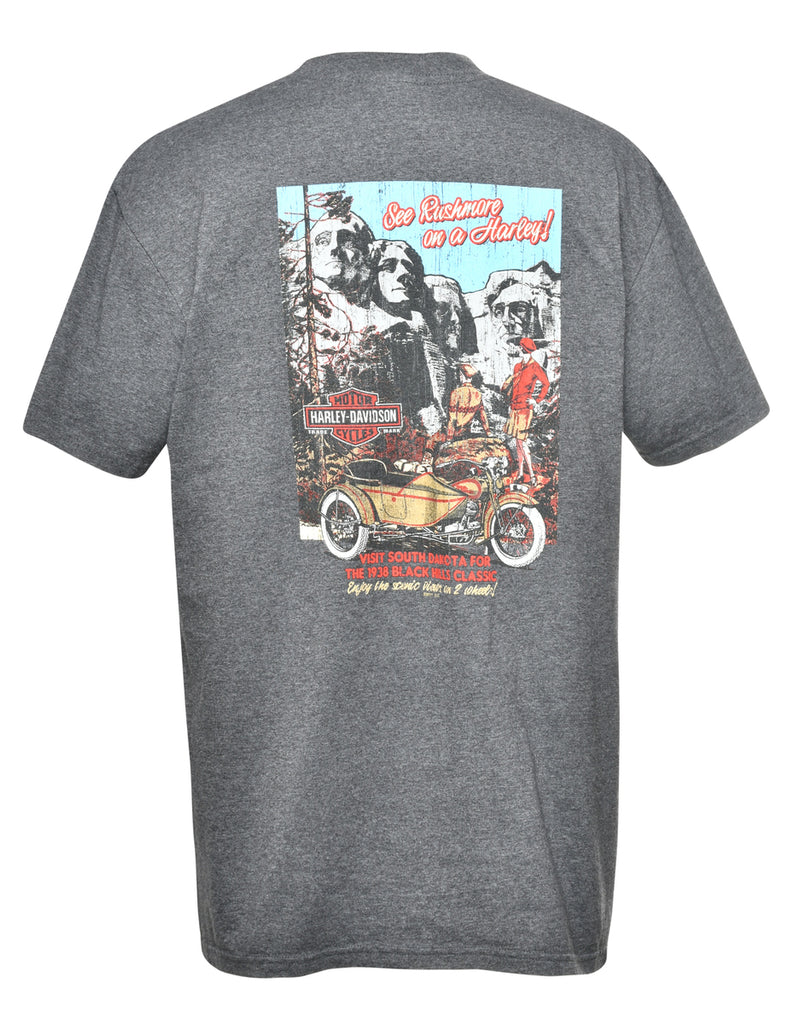 Harley Davidson Printed T-shirt - L